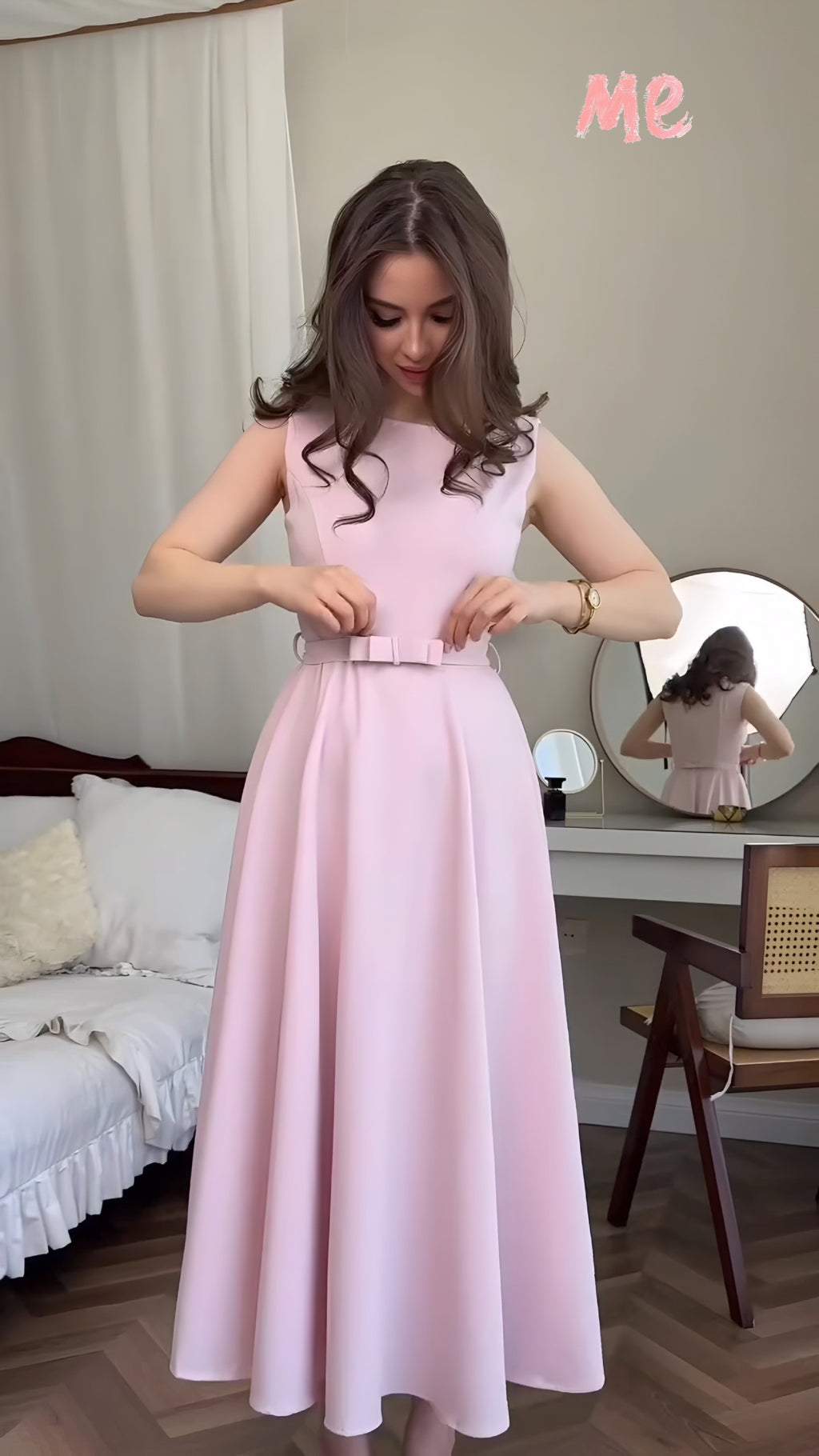 "الفستان اللي يعطيك الثقة من أول لبسة 👗🎀